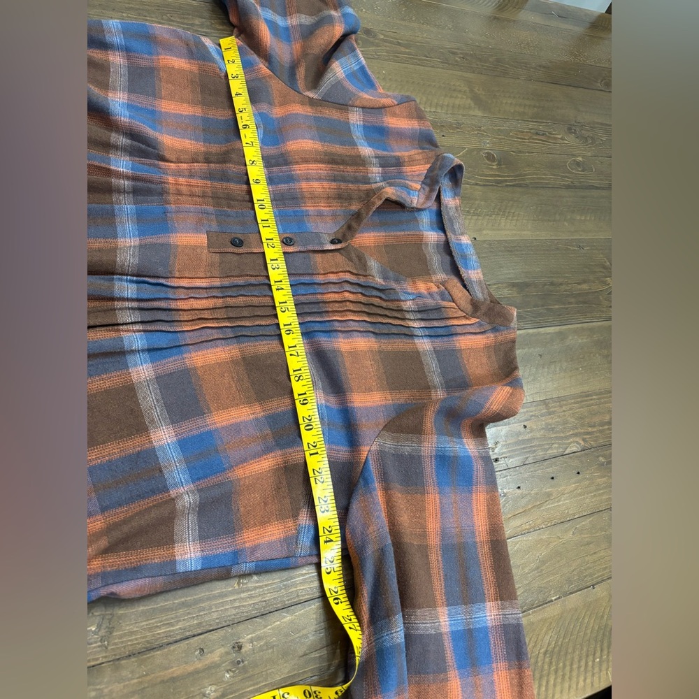 Emery Rose Plaid Blouse Size 3XL - Picture 4 of 4